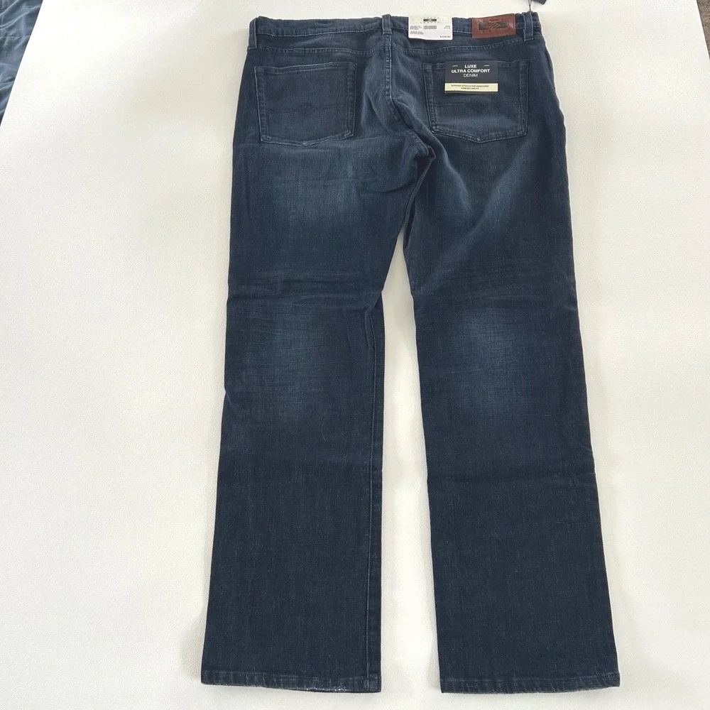 Joseph Abboud Jeans Mens 36x32 Blue Coal Slim Fit Luxe Ultra Comfort Denim